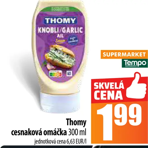 THOMY Cesnaková omáčka