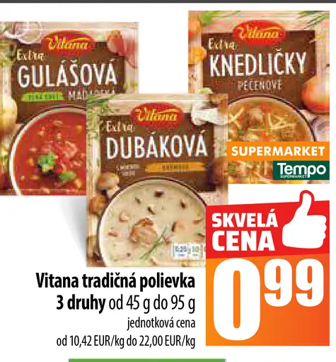 Vitana tradičná instantná polievka