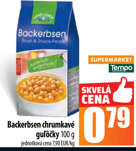 Backerbse Chrumkavé guľôčky