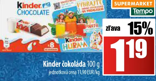 Kinder čokoláda