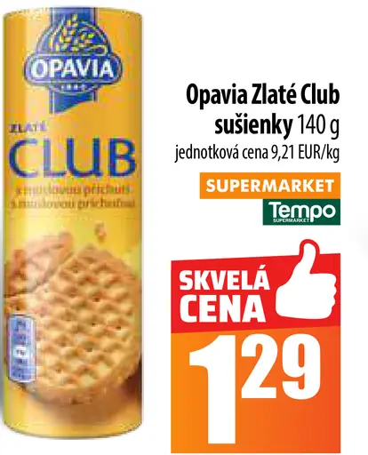 Opavia Zlaté Club sušienky