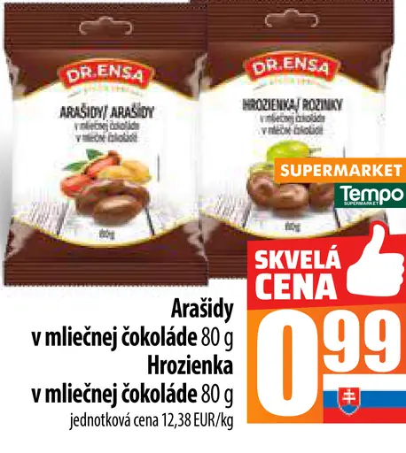 Dr.Ensa Arašidy v mliečnej čokoláde