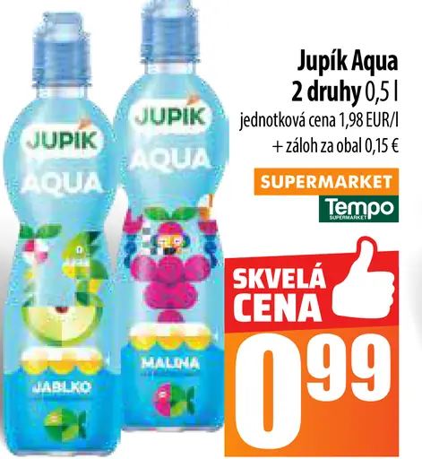 Jupik Aqua minerálna voda