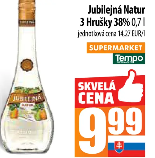Jubilejná Natur 3 Hrušky 38%