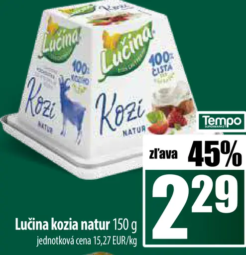 Lučina kozia nátierka
