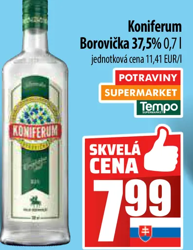 Koniferum Borovička 37,5%