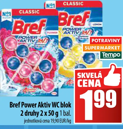 Bref Power Aktiv WC blok