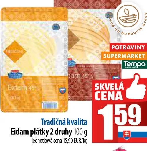 Eidam Plátky