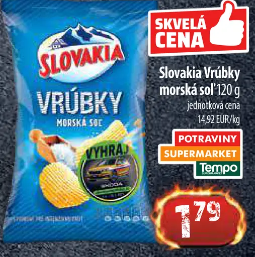 Slovakia Vrúbky morská soľ