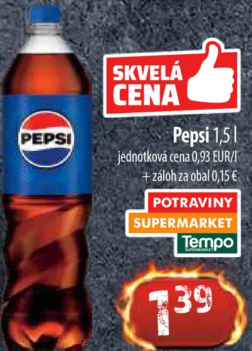 Pepsi sýtený nápoj