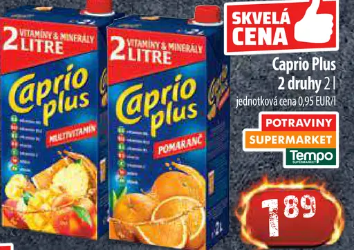 Caprio Plus ovocný nápoj