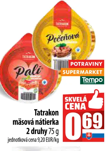Tatrakon mäsová nátierka