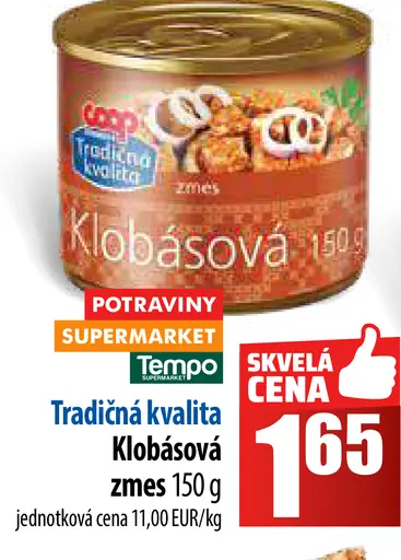 Tradičná kvalita Klobásová zmes