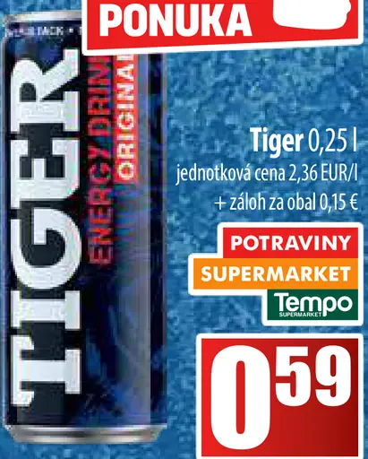 Tiger Energetický nápoj