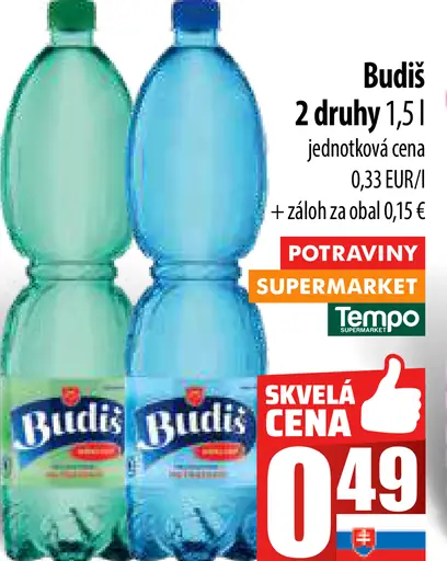 Budiš perlivá voda