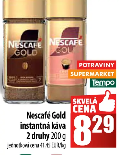 NESCAFÉ GOLD, instantná káva