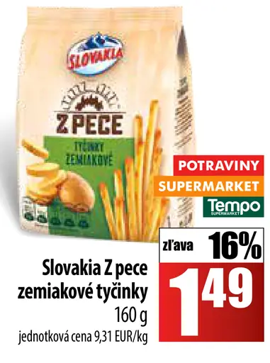 Slovakia Z Pece zemiakové tyčinky