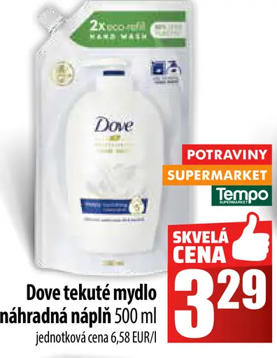 Dove tekuté mydlo náhradná náplň