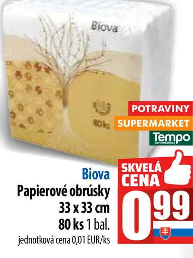 Biova Papierové obrúsky