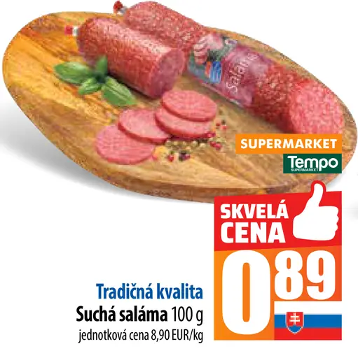 Tradičná kvalita suchá saláma
