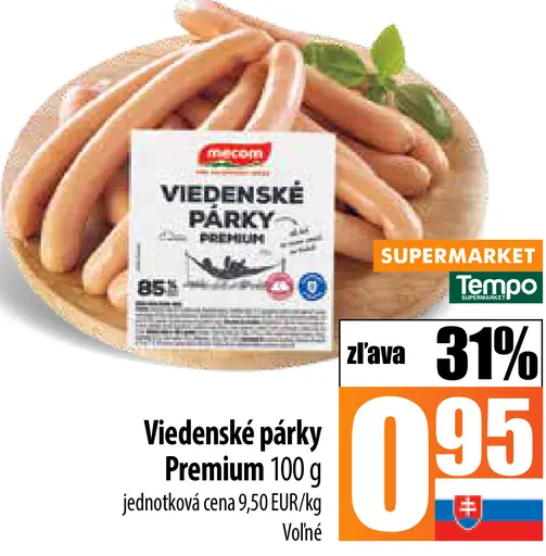 Viedenské párky Premium