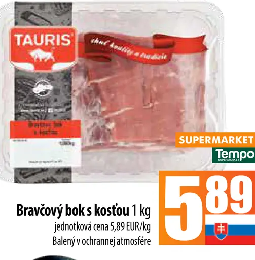 Bravčový bok s kosťou