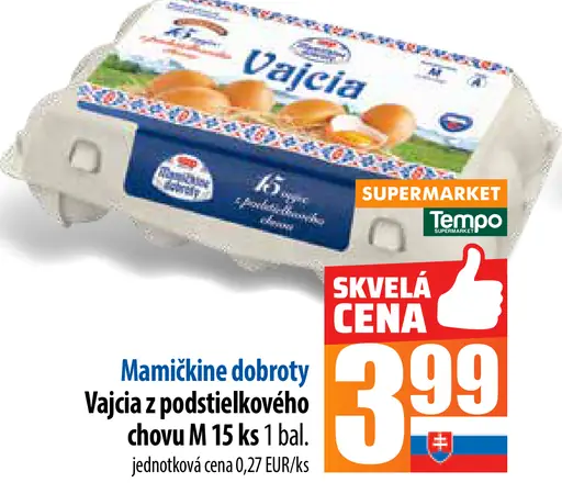 Mamické dobroty Vajcia