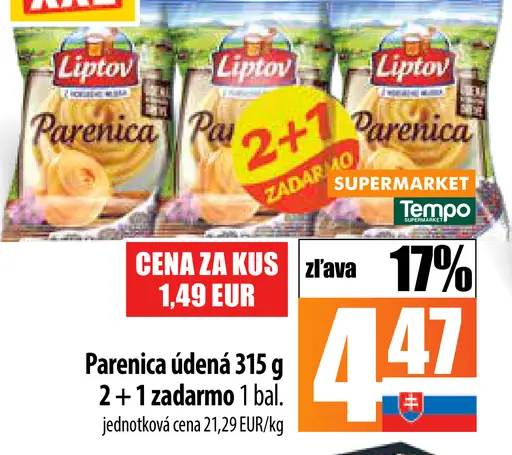 Liptov Parenica údená