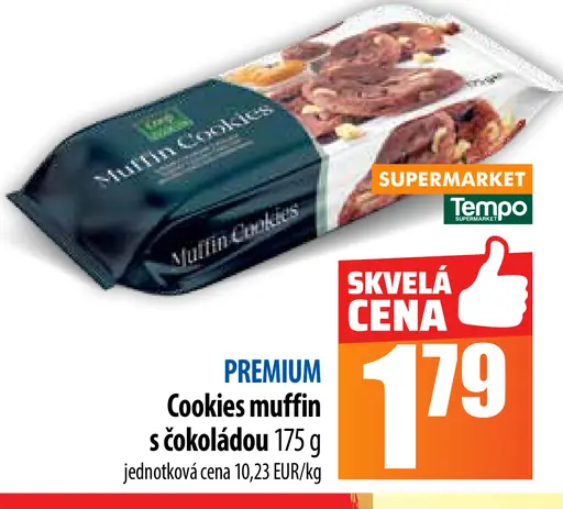 PREMIUM Cookies muffin s čokoládou
