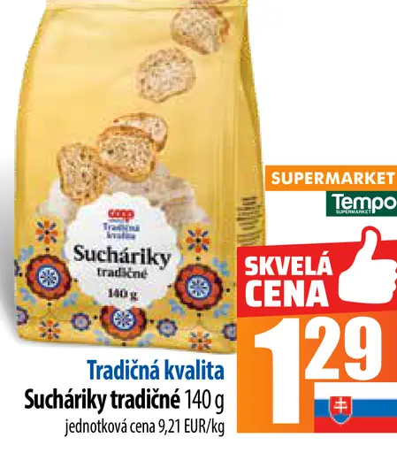 Tradíčná kvalita Suchárky tradičné