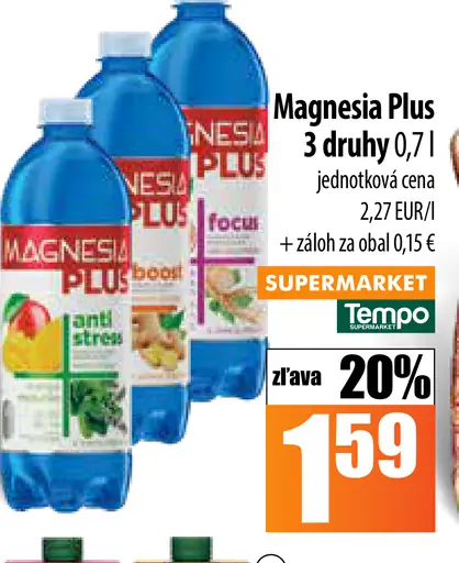Magnesia Plus minerálna voda
