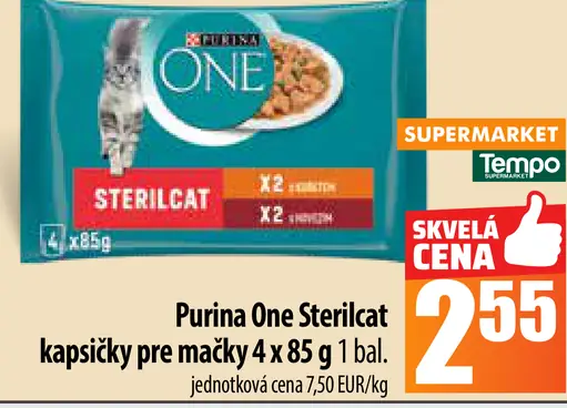 Purina One Stericat kapsičky pre mačky