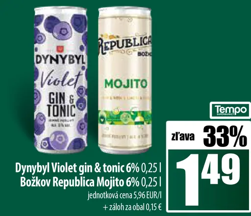 Dynybyl Violet Gin & Tonic 6%