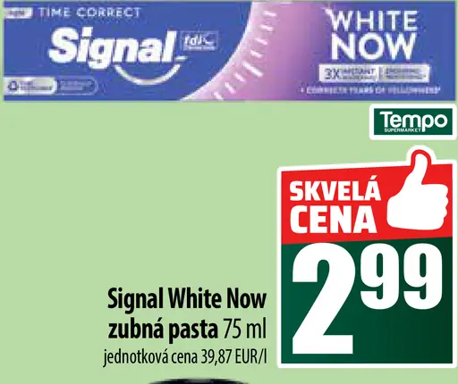 Signal White Now Zubná pasta
