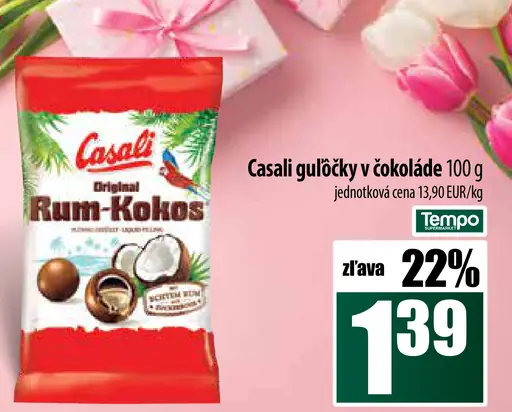 Casali guľôčky v čokoláde