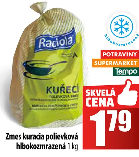 Raciola Zmes kuracia polievková hlboko mrazená
