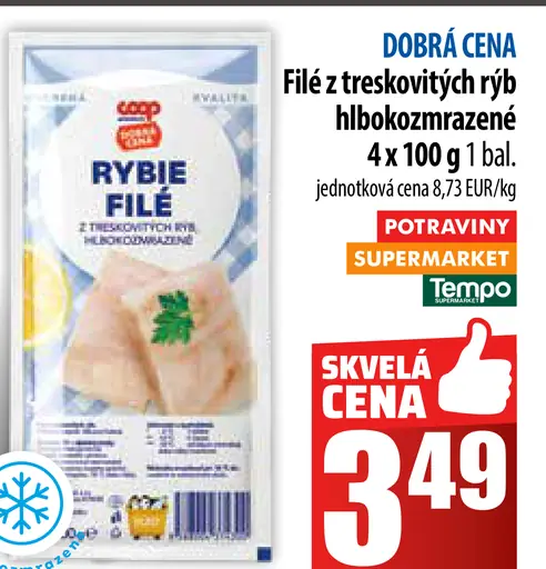 RYBA Košice Filé z treskovitých rýb