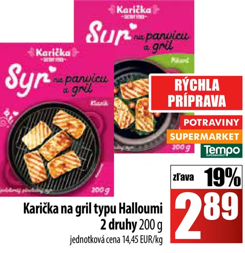 Karička na gril typu Halloumi