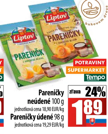 Liptov Pareničky neúdené