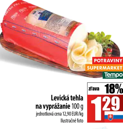 Levička tehla na vyprážanie