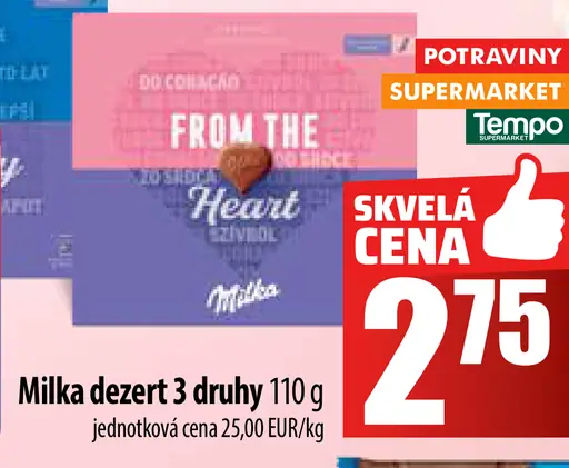 Milka dezert