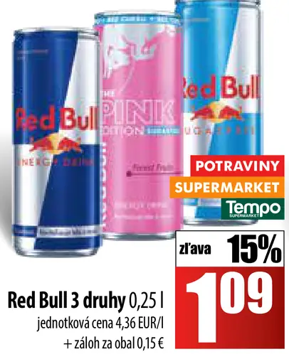 Red Bull plechovka