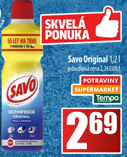 Savo Original dezinfekcia