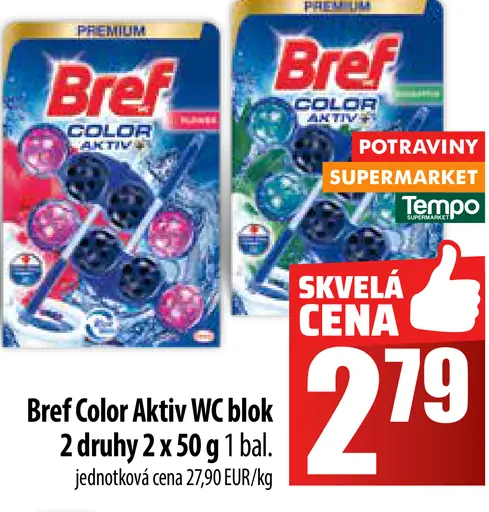 Bref WC blok Color Aktiv