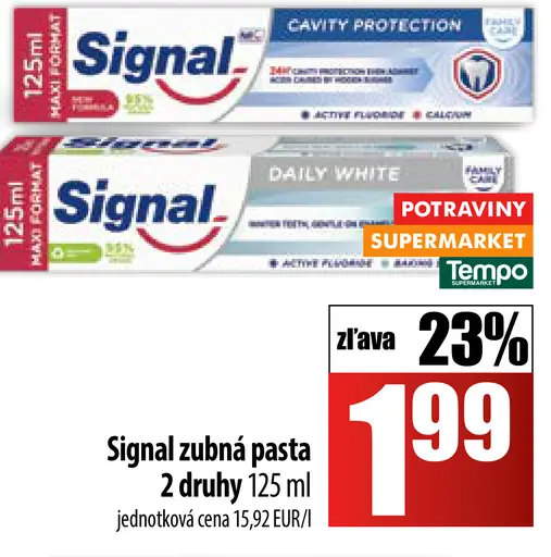 Signal zubná pasta
