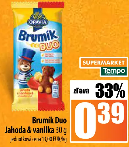 Brumík Duo Jahoda & vanilka