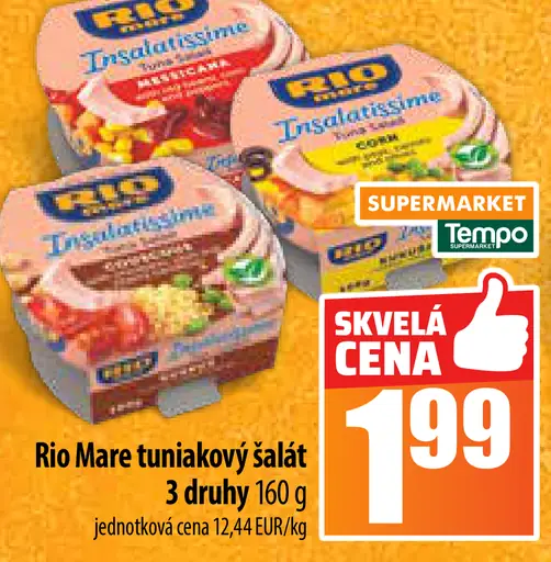 Rio Mare tuniakový šalát 3 druhy