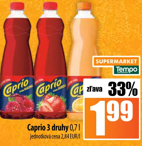 Caprio 3 druhy