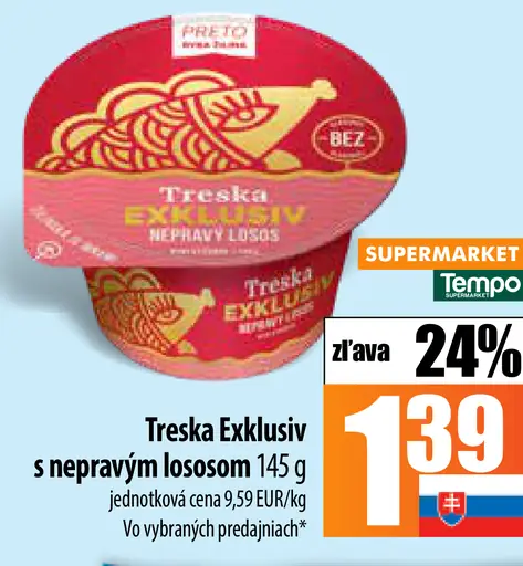 Treska Exklusiv s nepravým lososom
