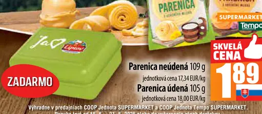 Liptov Parenica neúdená